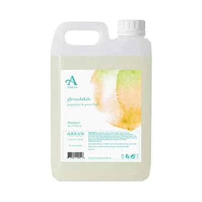 Image of Arran Sense of Scotland Glenashdale Hair Shampoo (2 Litre/67floz) Bulk, Large Commercial Refill with Fresh Lemons &amp; Grapefruit, Suitable for Unisex Use