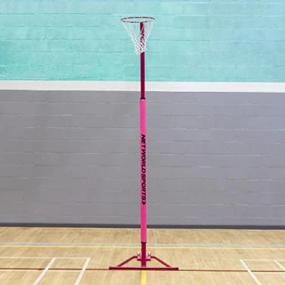 Image of FORZA Netball Post Protection Padding Fits 50mm &amp; 80mm Posts For 6ft or 10ft Multiple Colour Options School Standard + Proffesional Sizes (Pink (6ft, 50mm), 2)