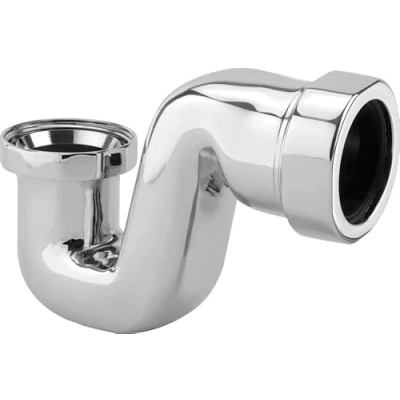 Image of McAlpine BATHTRAP50 CPB 50mm Water Seal Chrome Plated Brass Bath Trap with 1½&quot; Universal Outlet