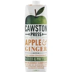 Image of THREE PACKS of Cawston Vale Apple &amp; Ginger Juice 1000ml