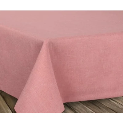 Image of LeinenOptik Table Cloth Oval Round Square Non Iron Fabric Assorted Sizes &amp; Colours, textile, rose, 130x220 cm
