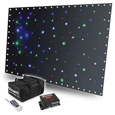 Image of beamz RGBW 96 LED Lights Backdrop Star Cloth 3x2m DMX Remote Control Wedding DJ