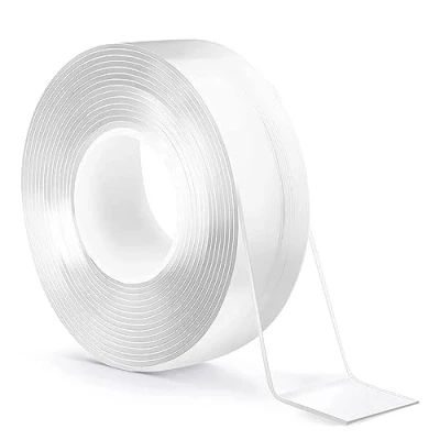 Image of Double Sided Tape, Nano Tape Heavy Duty (3 Metres * 30mm) Strong Clear Adhesive for Picture Hanging, Removable Sticky Pads, Number Plate Carpet Strips (30mm 3 metres)