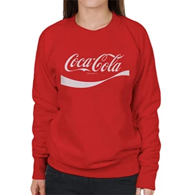Image of All+Every Coca Cola 1941 Swoosh Logo Women&#039;s Sweatshirt Red
