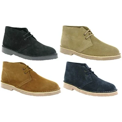 Image of Cotswold Mens Sahara Desert Boot Taupe Suede Lace Up 9