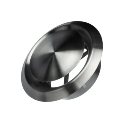 Image of Ø 160mm / 6.3&#039;&#039; Adjustable Diffuser Universal Air Supply/Exhaust Valve Ventilation Ducting Cover Metal Stainless Steel