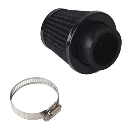 Image of 38mm Air Filter Motorcycle Clamp On Intake Induction Kit System Filters High Flow for Off road ATV Quad Dirt Pit Bike(Black)