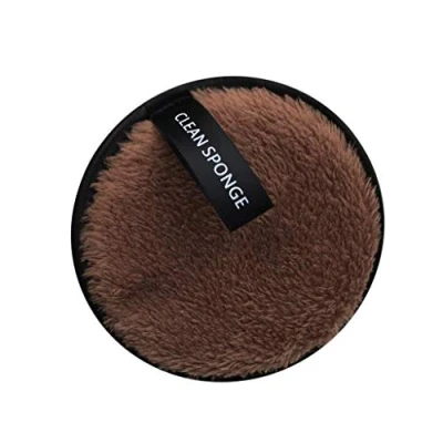 Image of Reusable Makeup Remover Pads, Washable Eco Friendly Face Wipes Microfiber Cotton Extra Large Double Sided Rounds For All Skin Types 3PCS Soft Pads (B)