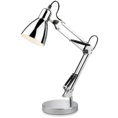 Image of Firstlight Riley Modern Style Desk Lamp Chrome