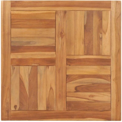 Image of vidaXL Table Top Solid Teak Wood 70x70x2.5 cm