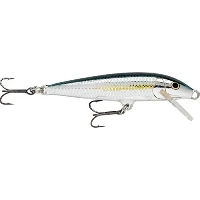 Image of Rapala Original Floater Lure with Three No. 6 Hooks, 1.2 1.8 m Swimming Depth, 11 cm Size, Bleak