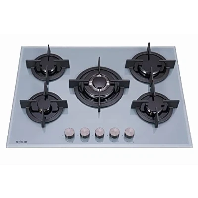 Image of MILLAR GH7051PA 70cm Built in 5 Burner Grey Gas on Glass Hob/Cooker/Cooktop with FFD…