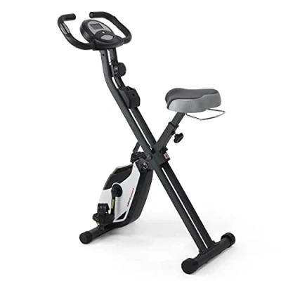 Image of Ultrasport F Bike Heavy, Bicycle Trainer, Home Exercise with Training Computer and Hand Pulse Sensors, Collapsible