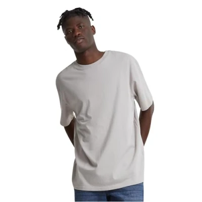 Image of Urban Classics Heavy Basic Tshirt, Men&#039;s, Size: XXL, Cloud