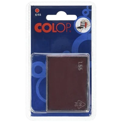 Image of COLOP E/Pack of 2 Refills Pads for Printer 55 red
