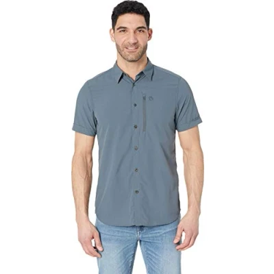 Image of FJALLRAVEN F82268 042 Abisko Hike Shirt SS M Dusk XS