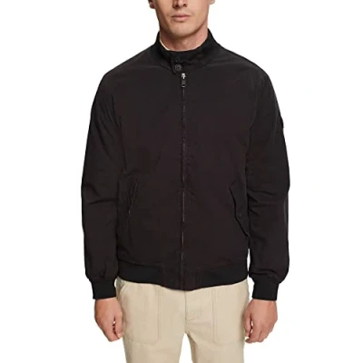 Image of ESPRIT Men&#039;s 023ee2g301 Jacket, Black, L