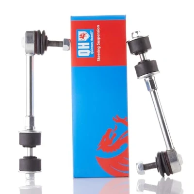 Image of 30736875, 31360098, 31429561, 31451817, 31476579 Anti roll bar link QUINTON HAZELL QLS3539S 180mm with fastening material VOLVO: V60 I, V70 3