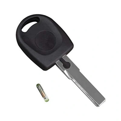 Image of the Lord of Tools Car Key Case Fob Shell with Immobilizer ID48 Transponder Chip Uncut Blank Kit Vehicle Remote Replacement Spare Parts