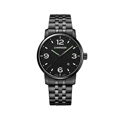 Image of Wenger Unisex Analogue Quartz Watch with Stainless Steel Strap 01.1741.119