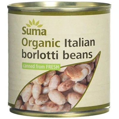 Image of Suma Organic Fresh Borlotti Beans 400 g