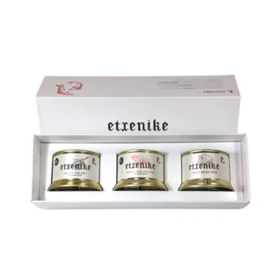 Image of Etxenike Gourmet Meat Pate Selection Box (Wild Boar, Iberico Ham and Basque T bone Steak Pates) 3 x 130g