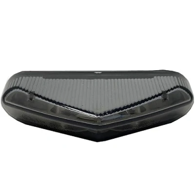 Image of Alchemy Parts Tinted Lens Motorbike Tail light Stop with Amber Indicators built in + Number plate