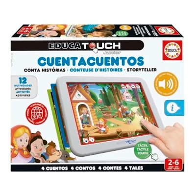 Image of Educa Touch Junior Learning the Alphabet (Portuguese Language) Storyteller &quot;Cuentacuencos&quot; (Old Version)