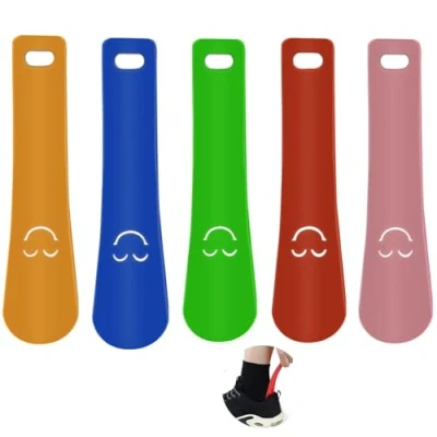 Image of JJiaoLinin Shoe Horn, Pack of 5 Horn Mini，Portable Short Handle Shoehorn, Shoehorn Suitable for Men, Women, Kids, Seniors