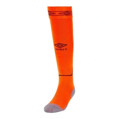 Image of Umbro Childrens/Kids Diamond Football Socks (2 UK 7 UK) (Shocking Orange/Black)