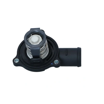 Image of 059121111F, 059121111H, 059121111L Engine thermostat NRF 725207 87C with seal ring housing AUDI: A6 C6 Saloon, A4 B7 Avant