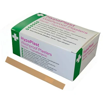 Image of Safety First Aid Group, HypaPlast Pink Washproof Plasters, Finger Extension (Pack of 40)