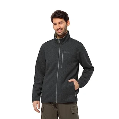 Image of Jack Wolfskin Men&#039;s Robson Fjord Jacket Fleece, Phantom, M
