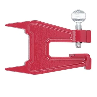 Image of Goshyda Chainsaw Stump Vise Bar Clamp, Red Sharpening Tool Filing Saw Chain Guide Clamp