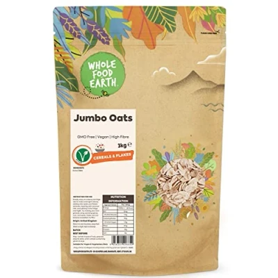 Image of Wholefood Earth Jumbo Oats, 3 kg, Package May Vary