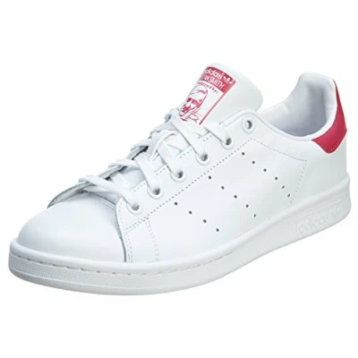 Image of adidas Stan Smith Sneaker, White/White/Pink, 6 UK