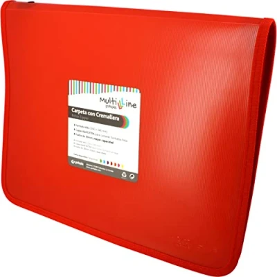 Image of Grafoplas 4802251 Folder with Zip, Red, A4+
