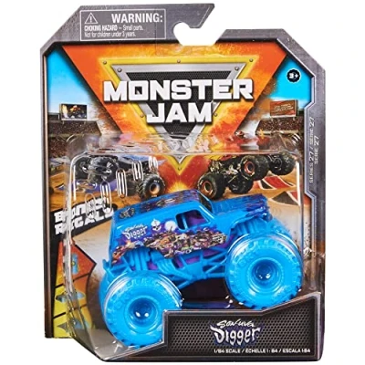 Image of Monster Jam 2022 Spin Master 1:64 Diecast Truck with Bonus Accessory: Hyper Fueled Son uva Digger