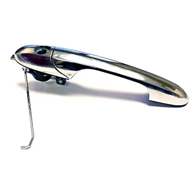 Image of 735694907 Door Handle MAGNETI MARELLI 350105021300 Right Front without key chrome/black Painted FIAT: 500 Hatchback, C Convertible