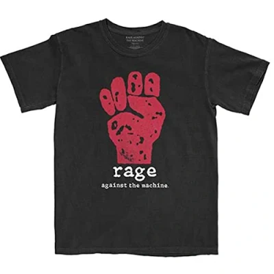 Image of Rage Against The Machine Red Fist Official Tee T Shirt Mens Unisex (Small)