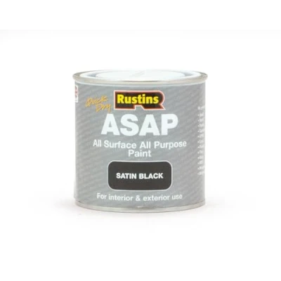 Image of RUSTINS ASAP Paint Black 250ml