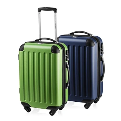 Image of HAUPTSTADTKOFFER Hand Luggage, 55 cm/ 98 Liters, Apple Green/ Dark Blue