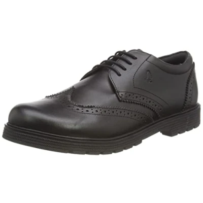 Image of Hush Puppies Sally Senior 2 School Uniform Shoe, Black, 8 UK