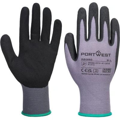 Image of Portwest DermiFlex Essential Multipack (Pk12) Grey/Black Large