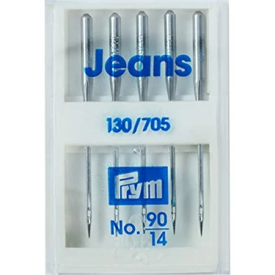 Image of Prym Sewing Machine Needles Sys. 130/705 Jeans 14/90, one Size