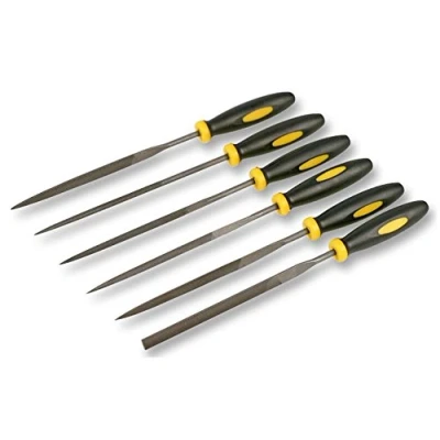 Image of DURATOOL D00148 5.5&quot; (140mm) Needle File Set, 6 Piece