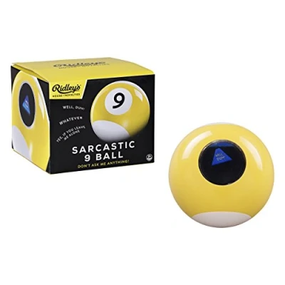 Image of Ridley&#039;s Sarcastic 9 Ball Novelty Toys Perfect After Dinner Entertainment