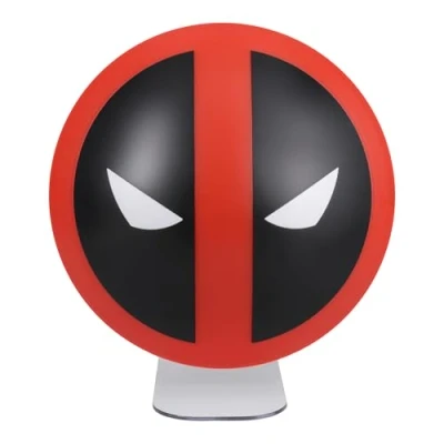 Image of Deadpool Logo Light Officially Licensed Touch Operated Lamp, Free Standing Desk Light, Gift for Marvel Fan, Gaming Room Decor Night Paladone