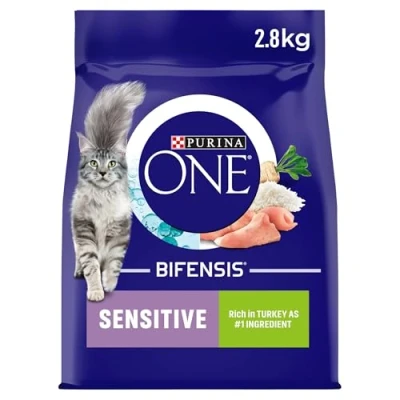 Image of PURINA ONE Indoor Turkey Dry Cat Food 2.8kg