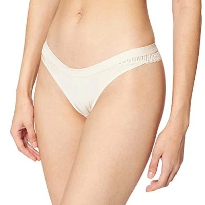 Image of Triumph Women&#039;s Aura Spotlight High Leg string, CREAMY DREAM